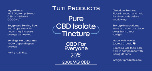 Pure CBD 2000mg Tincture